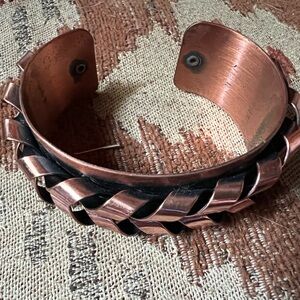 Renoir Signef Copper Wide Cuff Bracelet